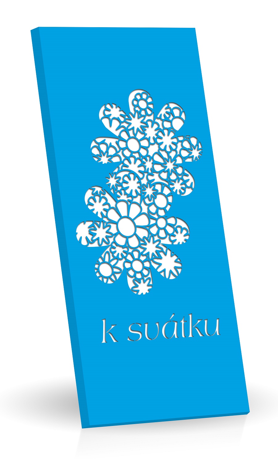 Hořká čokoláda 60% s brusinkami - K svátku - modrý obal 175g