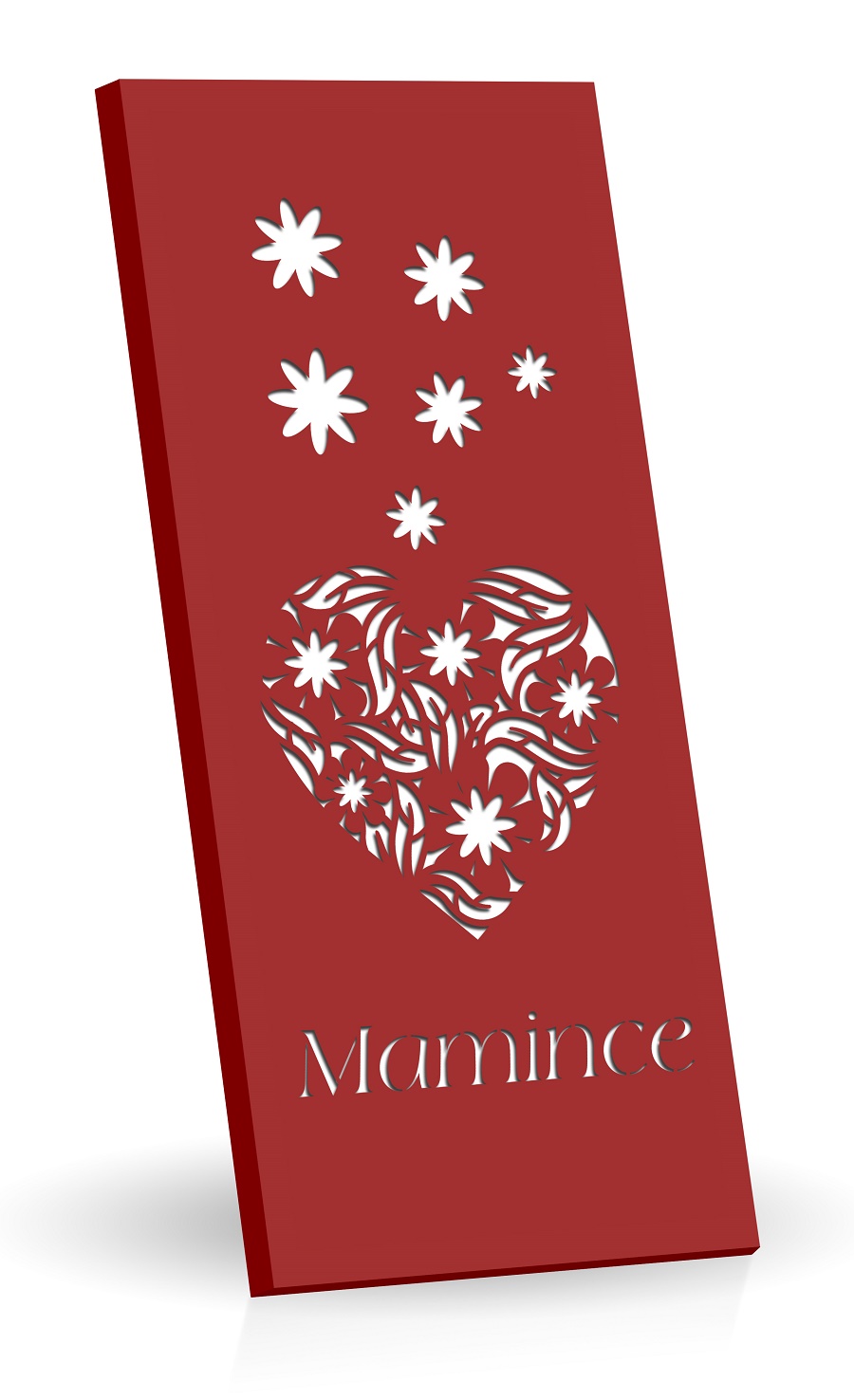 Mamince - mléčná čokoláda s mandlemi a malinami 175g