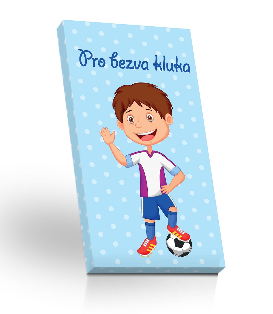 Mléčná čokoláda 50g - Pro bezva kluka